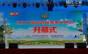 我司受邀参加新安镇水果节