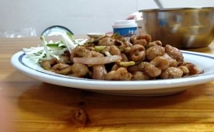 吃货必备：猪大肠爆炒化州橘红